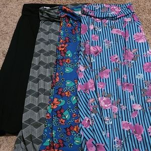 Lot of 4 Lularoe Maxi skirts Clearance sale